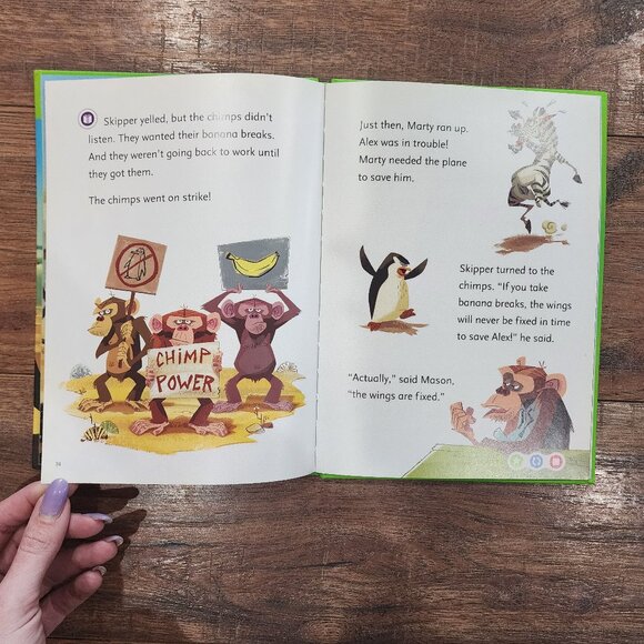 Leap Frog Tag Madagascar Escape 2 Africa Illustrated Fiction Hardcover Book - Picture 13 of 13